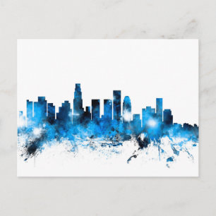 Carte Postale Los Angeles California Skyline