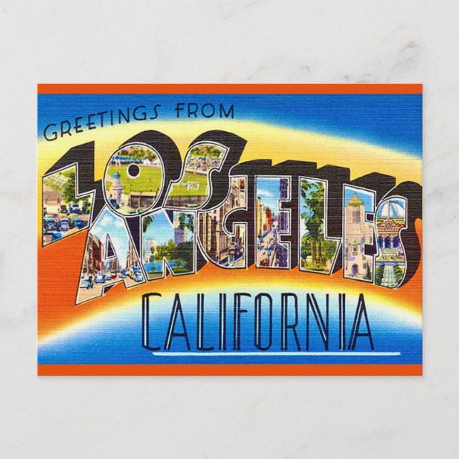 Carte Postale Los Angeles Californie (Devant)
