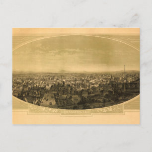 Carte Postale Los Angeles, Californie (1888)