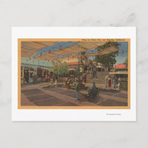 Carte Postale Los Angeles, CAView de Plaza à Chinatown