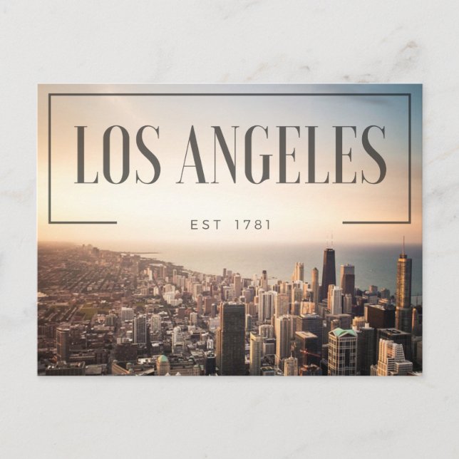 Carte Postale Los Angeles - Est 1781 (Devant)