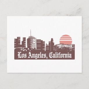 Carte Postale Los Angeles Linesky