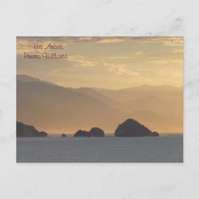 Carte Postale Los Arcos, Puerto Vallarta, Mexique (Devant)