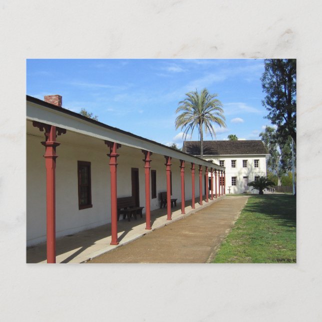 Carte Postale Los Encinos Historic California Adobe Postcard (Devant)