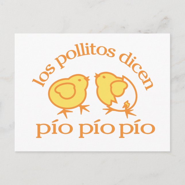 Carte Postale los pollitos dicen... (Devant)