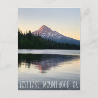 Lost Lake Mount Hood Oregon Sunrise Réflexions