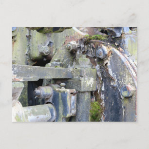 Carte Postale Lost Places - alte Lokomotive - Détail