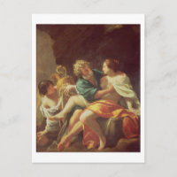 Lot et ses filles, c.1630 (huile sur toile)