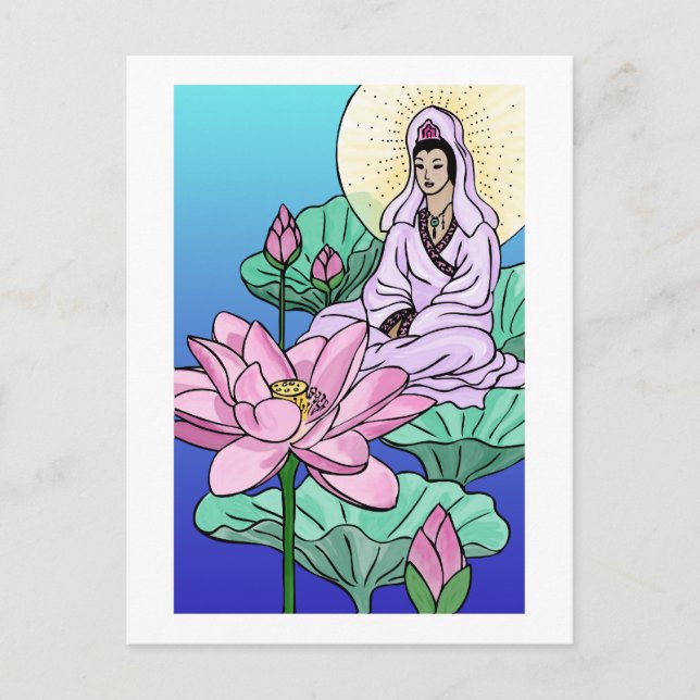 Carte Postale Lotus (Devant)