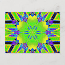 CARTE POSTALE LOTUS EN PLASTIQUE 4