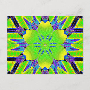 CARTE POSTALE LOTUS EN PLASTIQUE 4