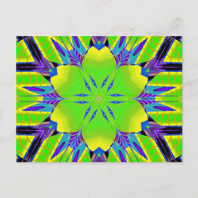 CARTE POSTALE LOTUS EN PLASTIQUE 4 (Devant)