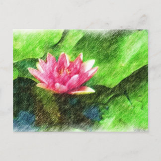 Carte postale Lotus Flower