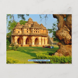 Carte Postale Lotus Mahal, Vijayanagara, Inde
