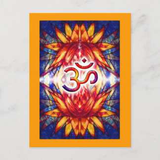 Carte Postale Lotus OM Art