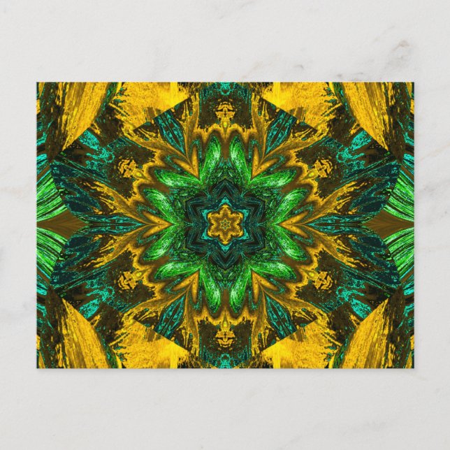 CARTE POSTALE LOTUS PEINTS 15 (Devant)