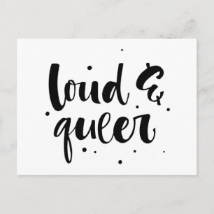Carte Postale Loud & Queer