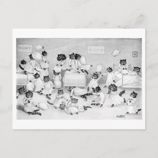 Carte Postale Louis Wain (Devant)