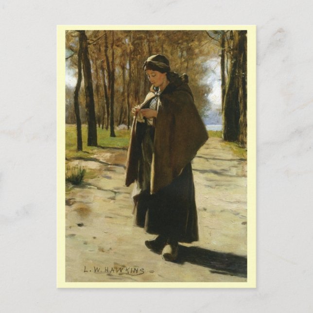 Carte Postale Louis Welden Hawkins, Un Paysan (Devant)