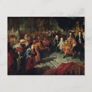 Carte Postale Louis XIV reçoit l'ambassadeur perse