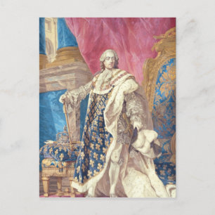 Carte Postale Louis XV en Robes de couronnement