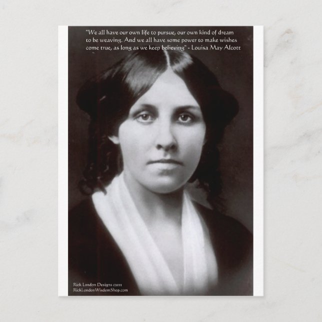 Carte Postale Louisa May Alcool & Cadeaux de soumission "Raison/ (Devant)