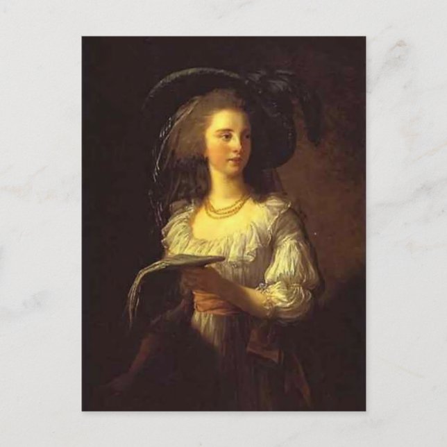 Carte Postale Louise Elisabeth Vigee - La duchesse de Polignac (Devant)