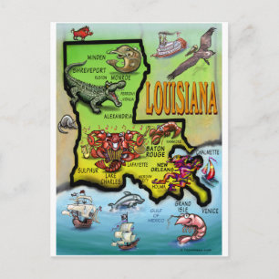 Carte Postale Louisiana