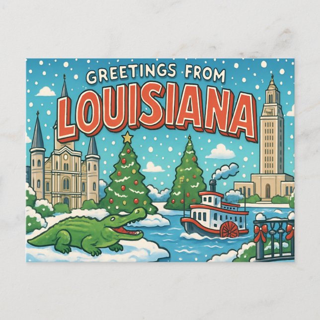 Carte postale LOUISIANA (Devant)