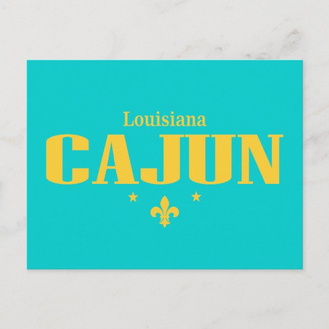 Carte Postale Louisiana Cajun (Devant)