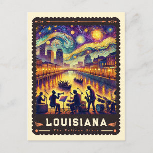 Carte Postale Louisiana Vincent Van Gogh inspiré