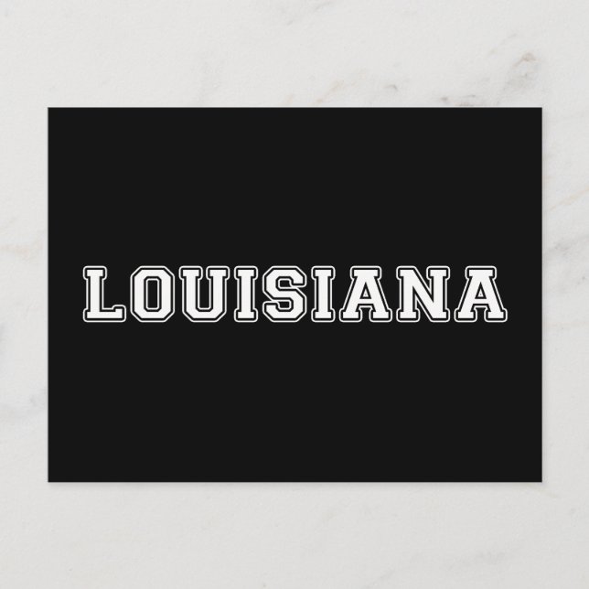 Carte Postale Louisiane (Devant)