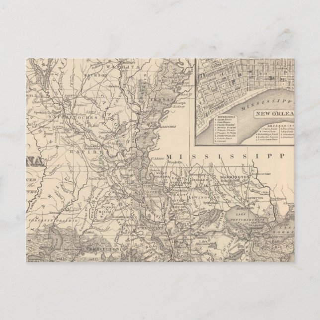 Carte Postale Louisiane 9 (Devant)