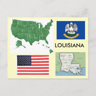 Carte Postale Louisiane, États-Unis