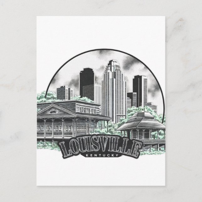 Carte Postale Louisville City Kentucky USA (Devant)