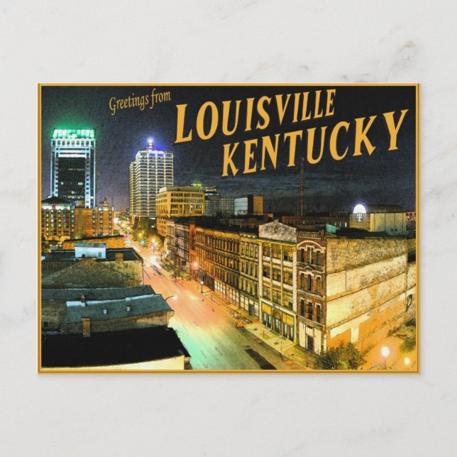 Carte postale Louisville Kentucky (Devant)