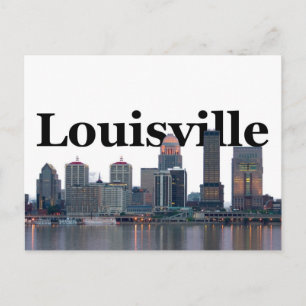 Carte Postale Louisville KY Skyline avec Louisville dans le ciel