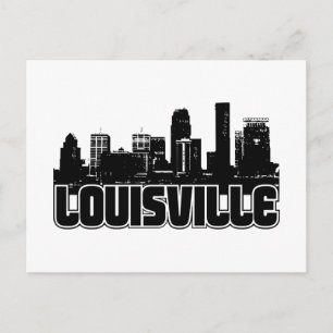 Carte Postale Louisville Skyline