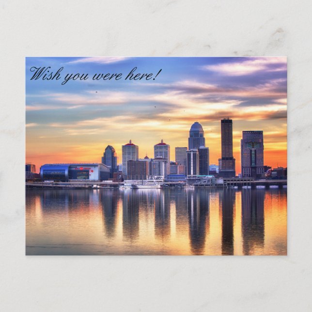 Carte postale Louisville Skyline (Devant)
