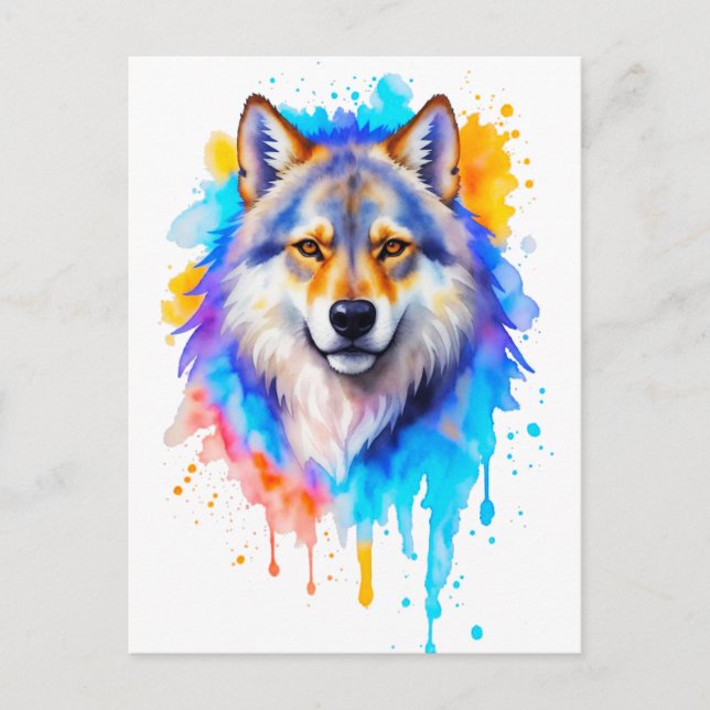 Carte Postale Loup (Devant)