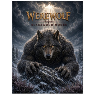 Carte Postale Loup-garou Blackwood Moors Dark Cinéma