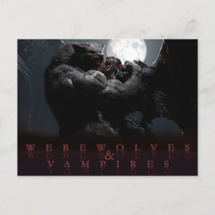 Carte Postale Loups-garous & Vampires - Dominion