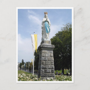 Carte Postale Lourdes - France - statue Sainte-Marie