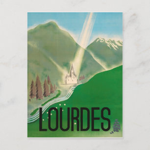 Carte Postale Lourdes, Pyrénées, France. Cathédrale