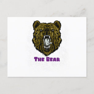 Carte Postale L'ours Brown en colère
