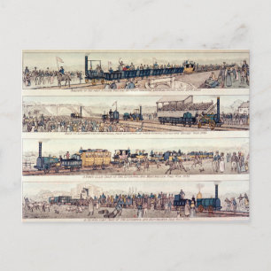 Carte Postale L'ouverture de Stockton et de Darlington