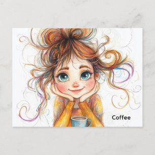 Carte Postale Louveur de café