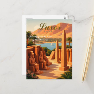 Carte Postale Louxor Égypte
