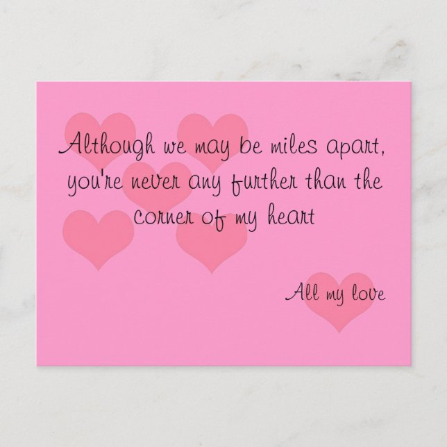 Carte postale Love (Devant)