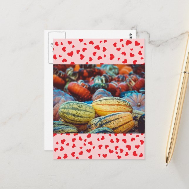 Carte postale Love (Devant/Arrière en situation)